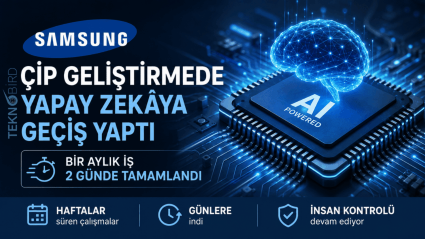 Samsung Çip Geliştirmede Yapay Zekâya Geçiş Yaptı: Bir Aylık İş 2 Günde Tamamlandı