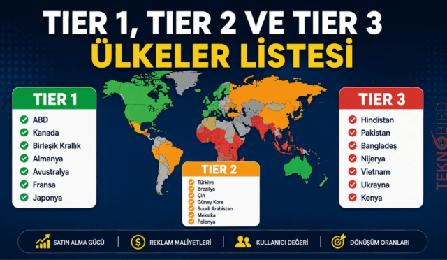 Tier 1, Tier 2, Tier 3 Ülkeler Nedir? Dijital Reklamcılıkta Ülke Listesi