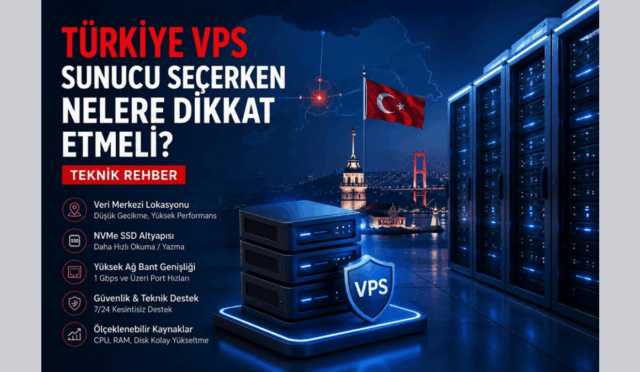 Türkiye VPS Sunucu Seçerken Nelere Dikkat Etmeli? Teknik Rehber