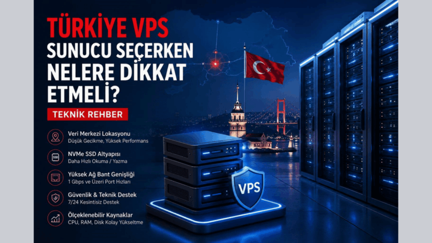 Türkiye VPS Sunucu Seçerken Nelere Dikkat Etmeli? Teknik Rehber