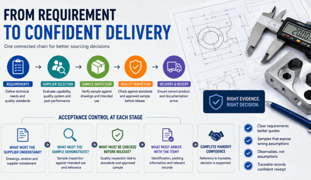 Turn Technical Requirements Into Supplier Selection and Acceptance Controls