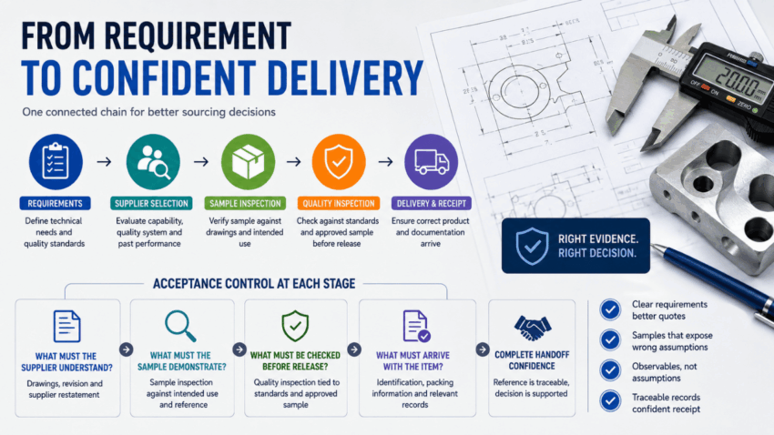 Turn Technical Requirements Into Supplier Selection and Acceptance Controls