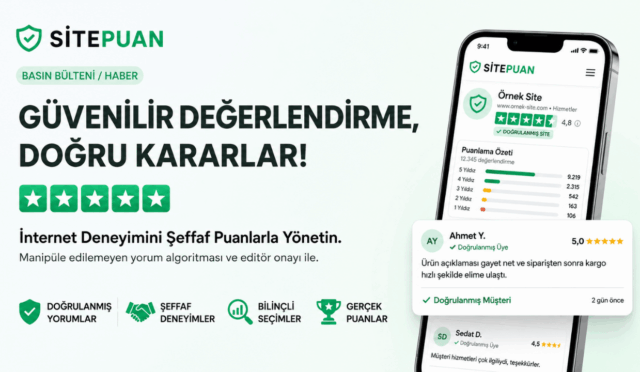 Web Sitesi Analiz, Güvenilirlik ve Puanlama Platformu Sitepuan.com Yayın Hayatına Başladı