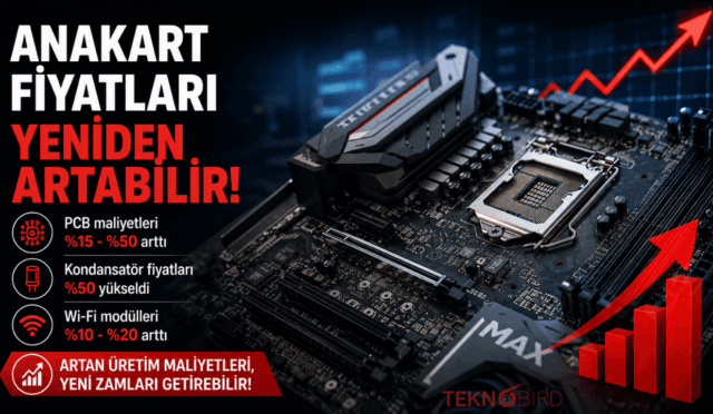 Anakart Fiyatları Yeniden Artabilir: Üretim Maliyetlerinde Büyük Yükseliş