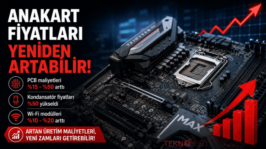 Anakart Fiyatları Yeniden Artabilir: Üretim Maliyetlerinde Büyük Yükseliş