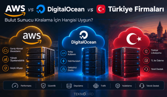 AWS vs DigitalOcean vs TR Firmalar: Bulut Sunucu Kiralama İçin Hangisi Uygun?