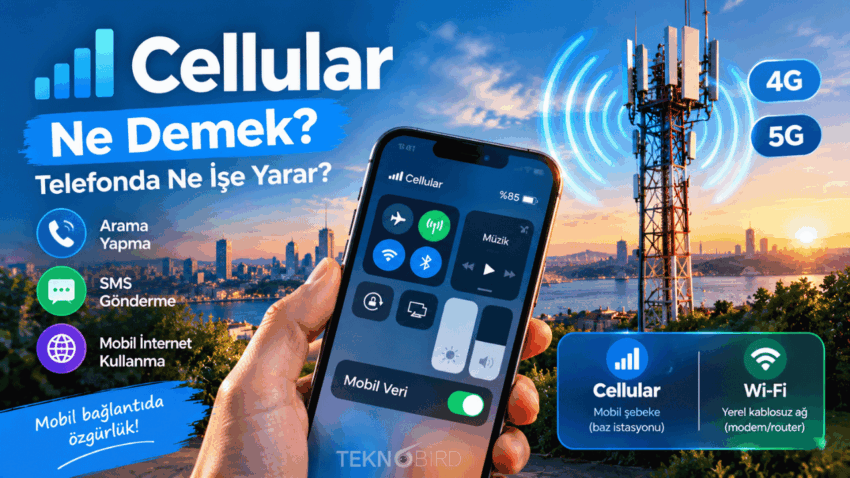 Cellular Ne Demek? Cellular Anlamı ve Telefonda Ne İşe Yarar?