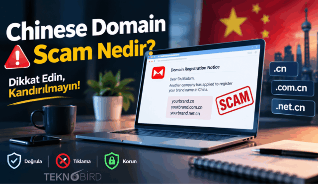 Chinese Domain Name Registration Scam Nedir? Çin Domain Dolandırıcılığına Karşı Nasıl Korunulur?