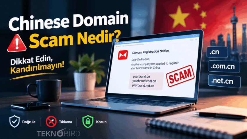 Chinese Domain Name Registration Scam Nedir? Çin Domain Dolandırıcılığına Karşı Nasıl Korunulur?