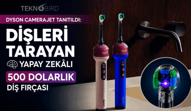 Dyson CameraJet Tanıtıldı: Dişleri Tarayan 500 Dolarlık Yapay Zekâlı Diş Fırçası