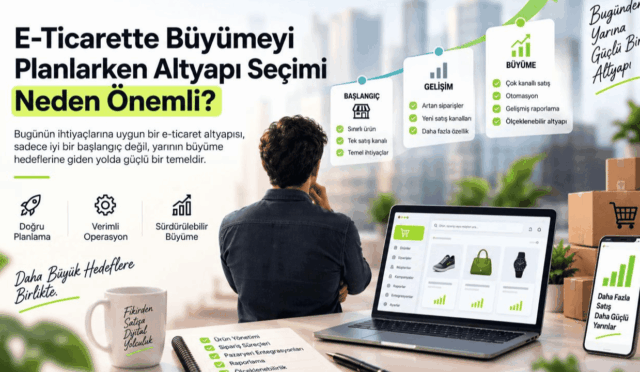 E-Ticarette Büyümeyi Planlarken Altyapı Seçimi Neden Önemli?