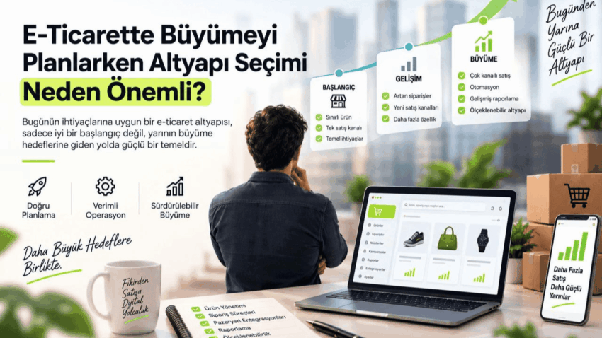 E-Ticarette Büyümeyi Planlarken Altyapı Seçimi Neden Önemli?