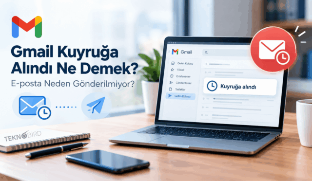 Gmail kuyruğa alındı hatası çözümü ve e-posta neden gönderilmiyor sorusunun yanıtı