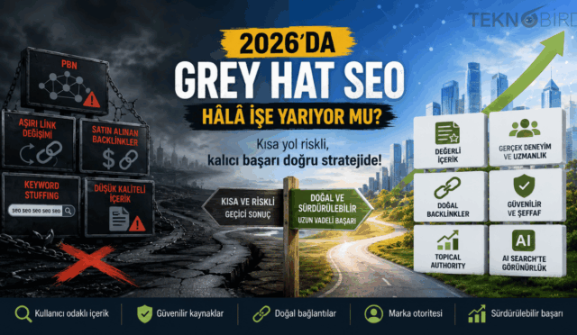 Grey Hat SEO (Gri Şapka SEO) Hâlâ İşe Yarıyor mu?
