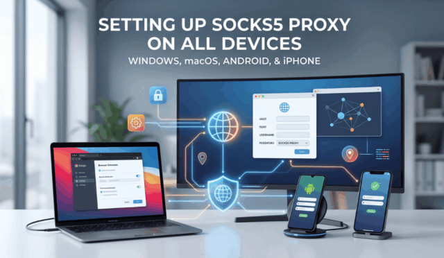 How to Set Up and Use a SOCKS5 Proxy on Windows, macOS, Android, and iPhone