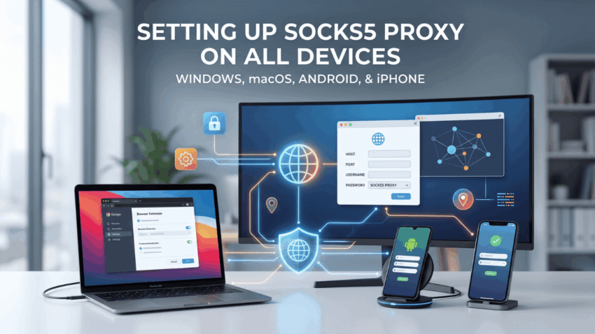 How to Set Up and Use a SOCKS5 Proxy on Windows, macOS, Android, and iPhone