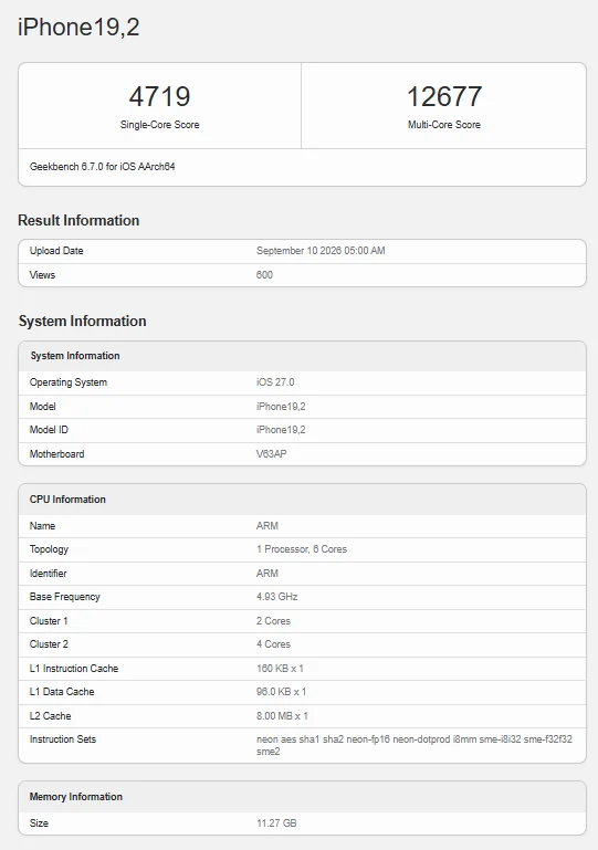iPhone-18-Pro-Geekbench-testi (1)