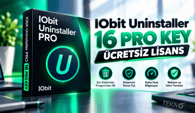 IObit Uninstaller 16 Pro ücretsiz lisans key anahtarı ve sistem temizleme özellikleri