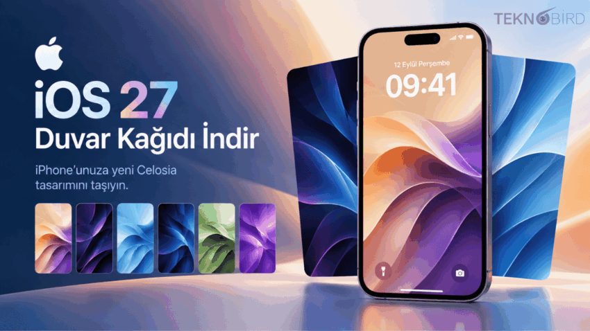 iOS 27 Duvar Kağıdı İndir: iPhone İçin Resmi Celosia Duvar Kağıtları