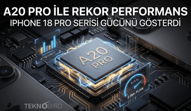 iPhone 18 Pro Geekbench Testinde Gücünü Gösterdi: A20 Pro Fark Yaratıyor