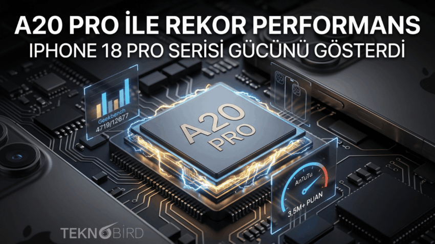iPhone 18 Pro Geekbench Testinde Gücünü Gösterdi: A20 Pro Fark Yaratıyor