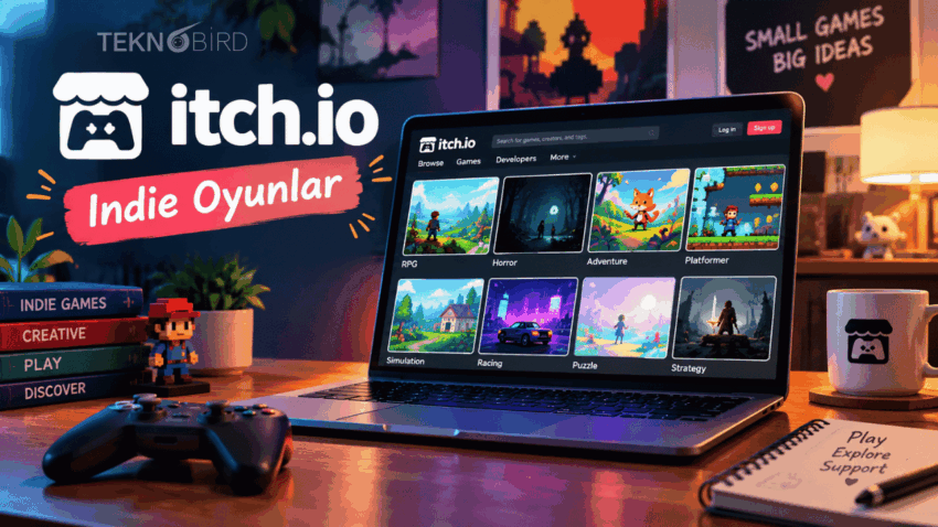 itch.io Nedir? Indie Oyunlar Nasıl İndirilir ve Oynanır?