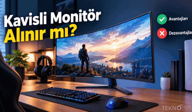 Kavisli Monitör Alınır mı? İşte Avantajları ve Dezavantajları