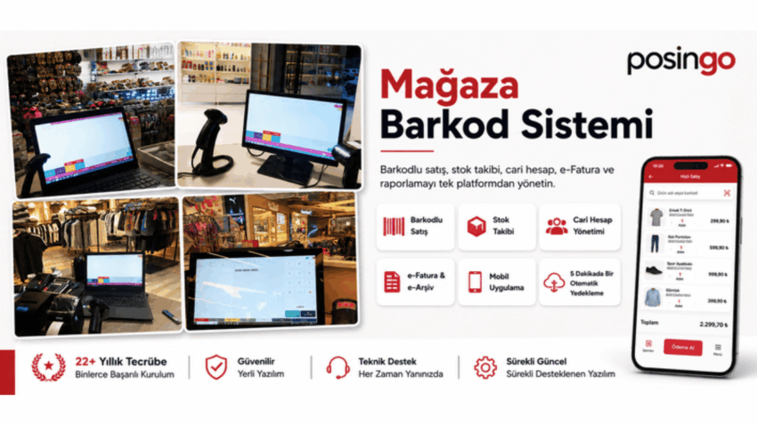 Mağaza Barkod Sistemi: Giyim, Butik, Bijuteri ve Tekstil Mağazalarında Satış ve Stok Yönetimi