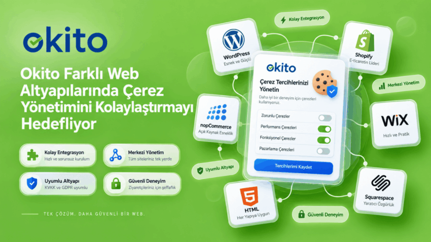 Okito Farklı Web Altyapılarında Çerez Yönetimini Kolaylaştırmayı Hedefliyor