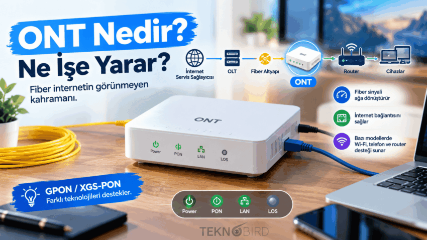ONT Nedir? Optical Network Terminal Ne İşe Yarar?