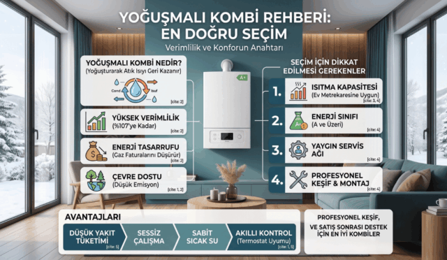 Yoğuşmalı Kombi Rehberi: Eviniz İçin Doğru Seçim Nasıl Yapılır?