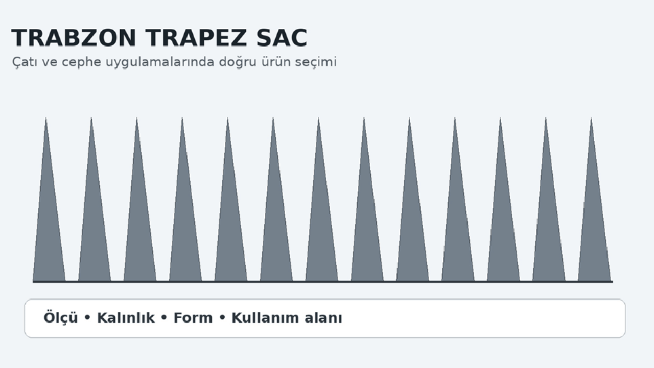 Trabzon Trapez Sac Seçiminde Nelere Dikkat Edilmeli?