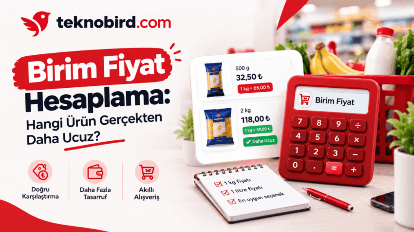 Birim Fiyat Hesaplama: Hangi Ürün Gerçekten Daha Ucuz?