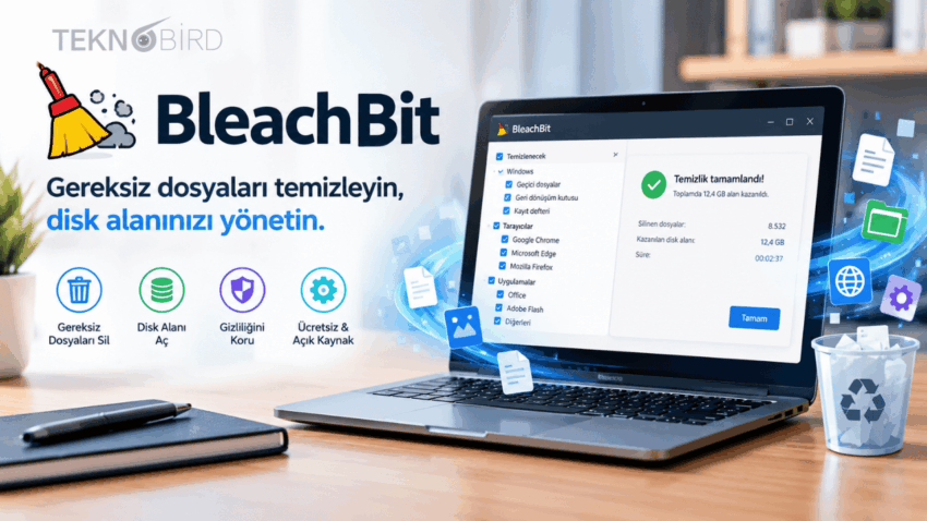 BleachBit İndir ve Sistemini Temizle (Ücretsiz Kullanım Rehberi)