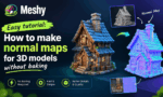 Easy Tutorial: How to Make Normal Maps for 3D Models Without Baking