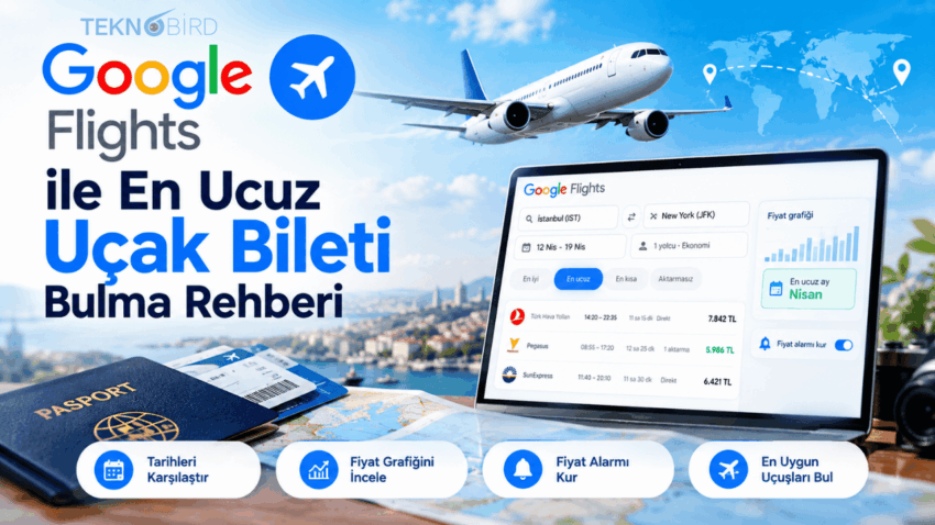 Google Flights ile En Ucuz Uçak Bileti Nasıl Bulunur?