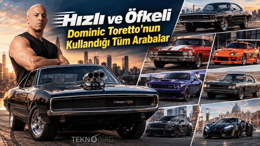 Hızlı ve Öfkeli: Dominic Toretto’nun Kullandığı Tüm Arabalar