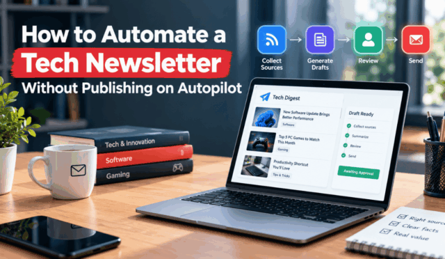 How to Automate a Tech Newsletter Without Publishing on Autopilot