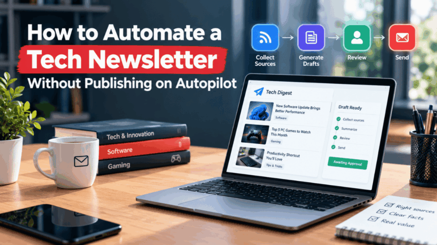 How to Automate a Tech Newsletter Without Publishing on Autopilot