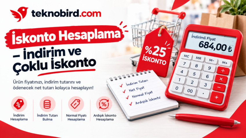 İskonto Hesaplama – İndirim ve Çoklu İskonto