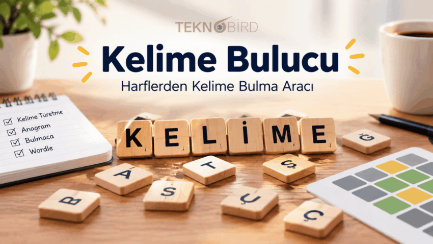 Harflerden Kelime Bulma: Ücretsiz Kelime Bulucu