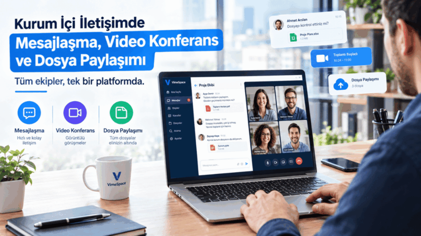 Kurum İçi İletişimde Mesajlaşma, Video Konferans ve Dosya Paylaşımı