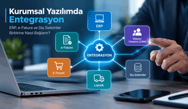 Kurumsal Yazılımda Entegrasyon: ERP, e-Fatura ve Dış Sistemler Birbirine Nasıl Bağlanır?
