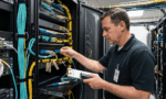 Replacing a fiber optic patch cord without creating a harder rack fault