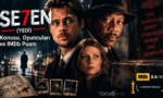 Brad Pitt, Morgan Freeman ve Gwyneth Paltrow'un yer aldığı, IMDb puanı ve yedi ölümcül günahın listelendiği Se7en (Yedi) filmi inceleme görseli.