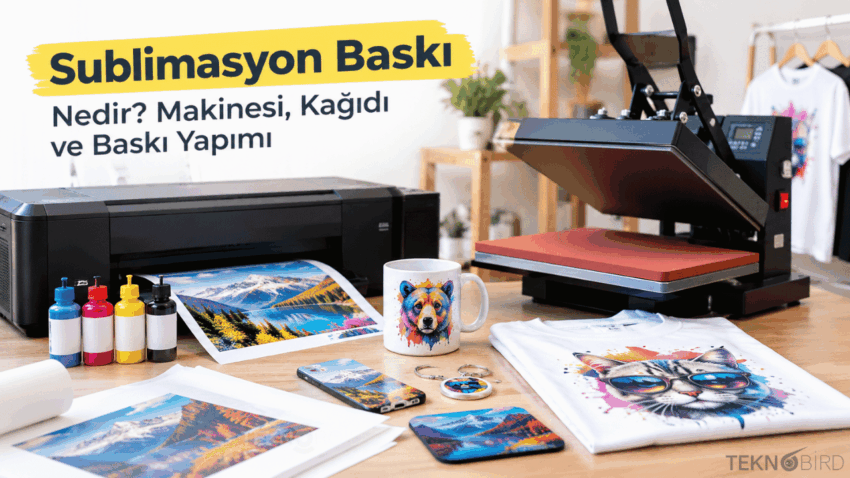 Sublimasyon Baskı Nedir? Makinesi, Kağıdı ve Baskı Yapımı